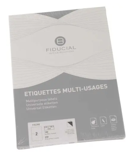 100 Vellen etiketten 21 x 14,85 cm FIDUCIAL