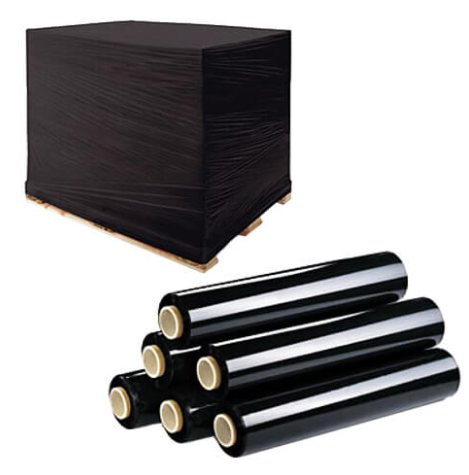 Black manual stretch film - 20 microns