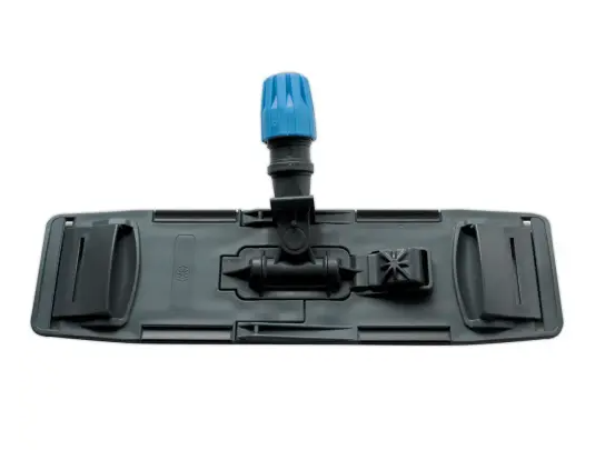 All-in-one support for floor cleaning fringes
