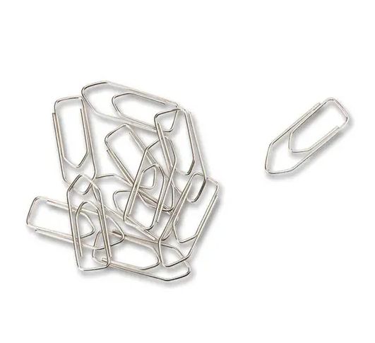 100 Trombones en acier galvanisé - 45 mm 