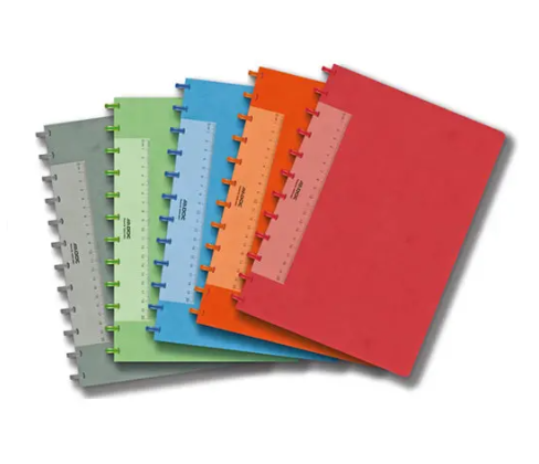 Cahier couverture carte ADOC A5, 5x5, 144 pages