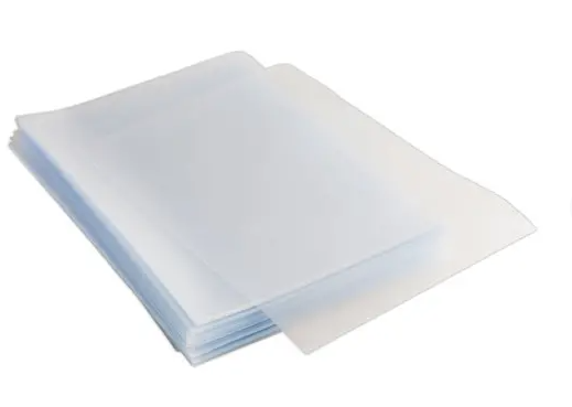 100 Transparent corner folders A4