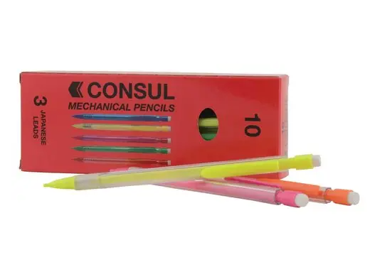 10 Mechanical pencils - HB leads 0.7 mm - ACCESS