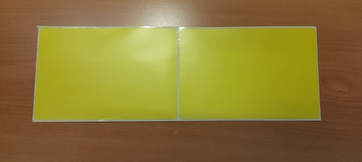Euroétiquettes thermiques 100x150 mm jaunes -2000 pcs