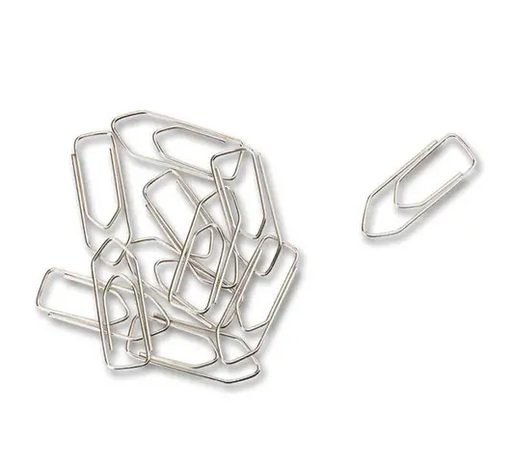 100 Trombones en acier galvanisé - 45 mm 