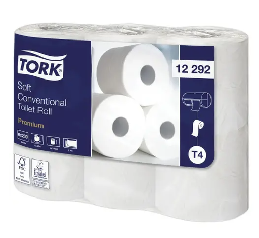 48 Rouleaux de papier toilette doux T4 - TORK