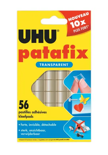 Patafix transparant - 56 pastilles